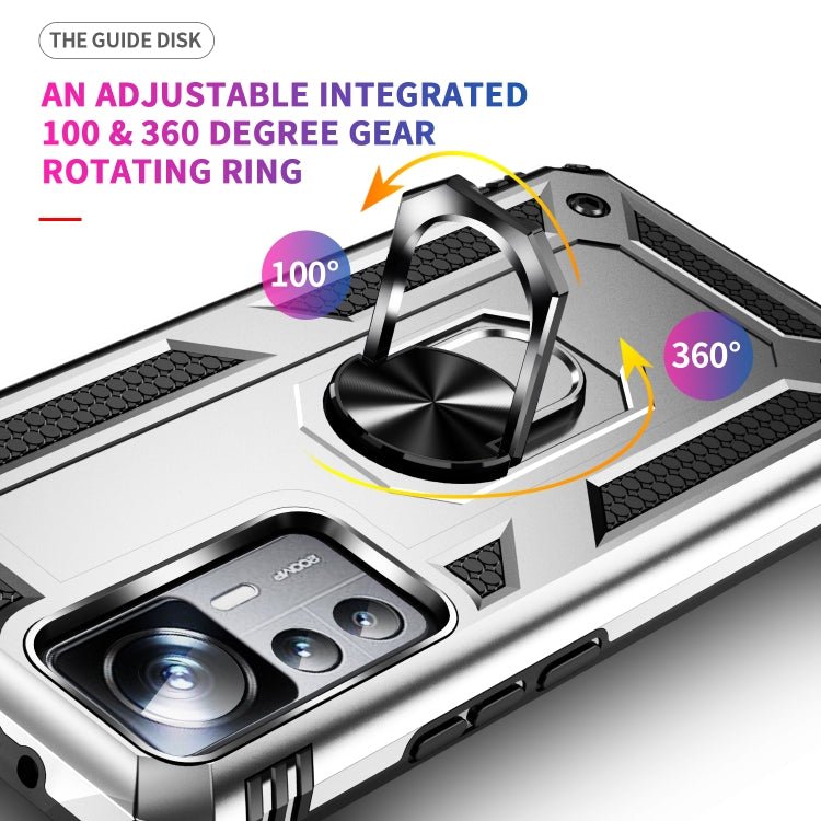 For Xiaomi 12T / 12T Pro Shockproof TPU + PC Phone Case with Holder