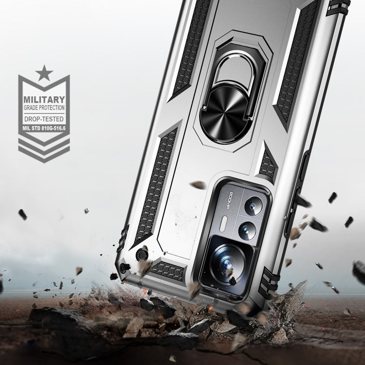 For Xiaomi 12T / 12T Pro Shockproof TPU + PC Phone Case with Holder