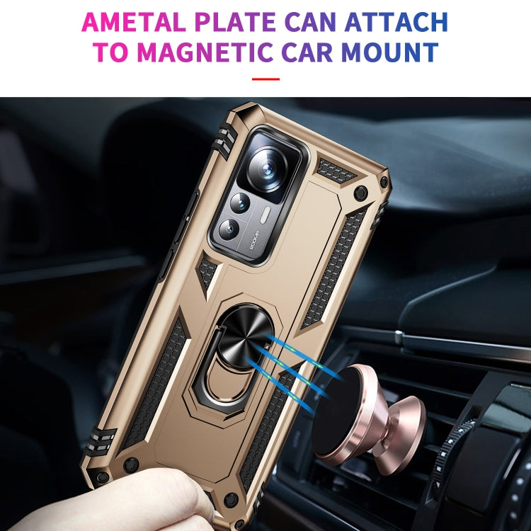 For Xiaomi 12T / 12T Pro Shockproof TPU + PC Phone Case with Holder