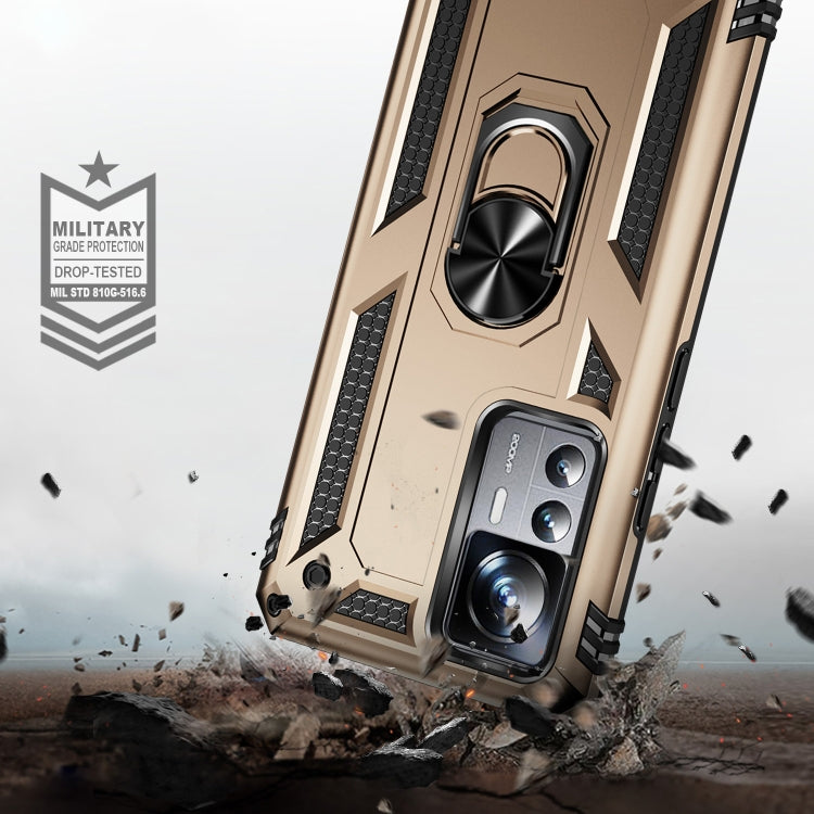 For Xiaomi 12T / 12T Pro Shockproof TPU + PC Phone Case with Holder