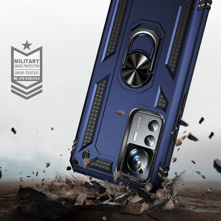 For Xiaomi 12T / 12T Pro Shockproof TPU + PC Phone Case with Holder