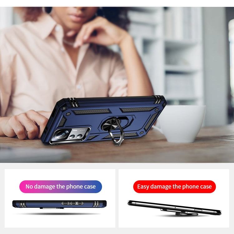 For Xiaomi 12T / 12T Pro Shockproof TPU + PC Phone Case with Holder