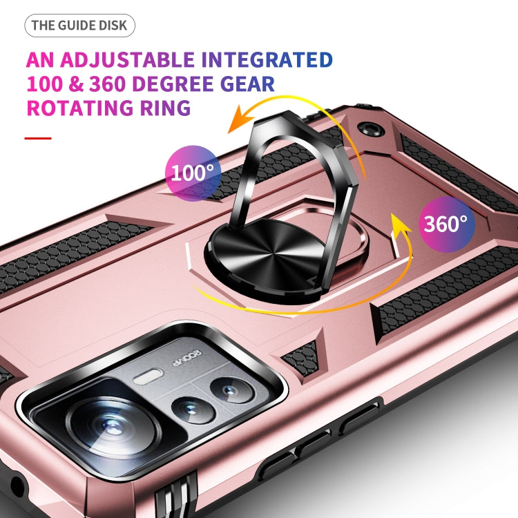 For Xiaomi 12T / 12T Pro Shockproof TPU + PC Phone Case with Holder