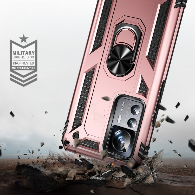 For Xiaomi 12T / 12T Pro Shockproof TPU + PC Phone Case with Holder