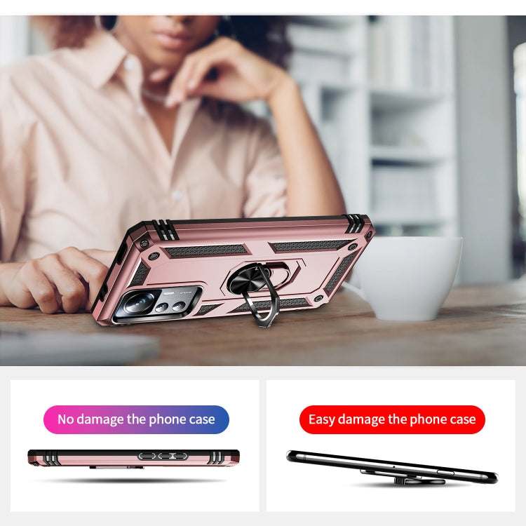 For Xiaomi 12T / 12T Pro Shockproof TPU + PC Phone Case with Holder