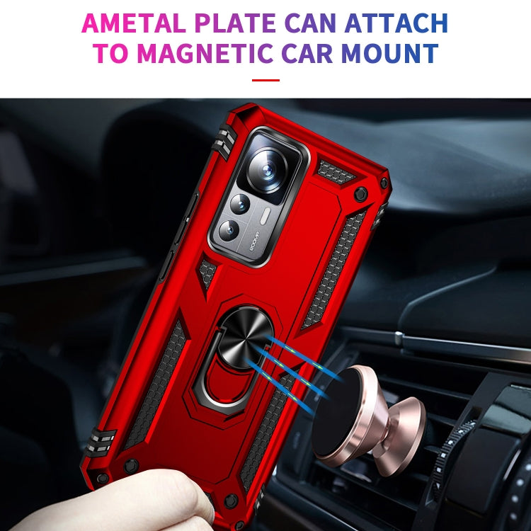 For Xiaomi 12T / 12T Pro Shockproof TPU + PC Phone Case with Holder