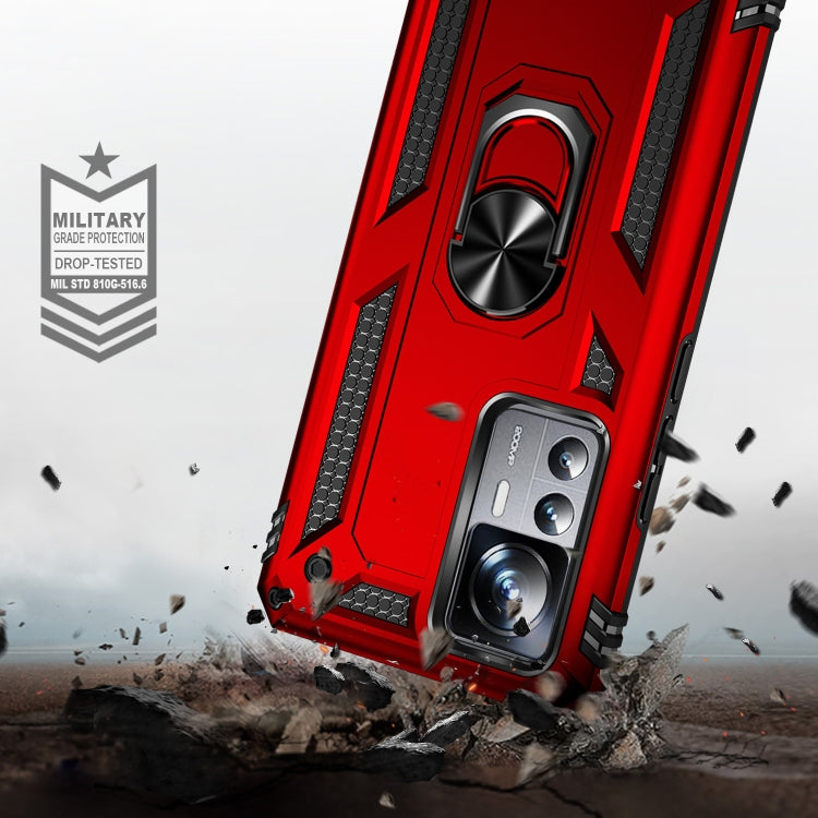 For Xiaomi 12T / 12T Pro Shockproof TPU + PC Phone Case with Holder