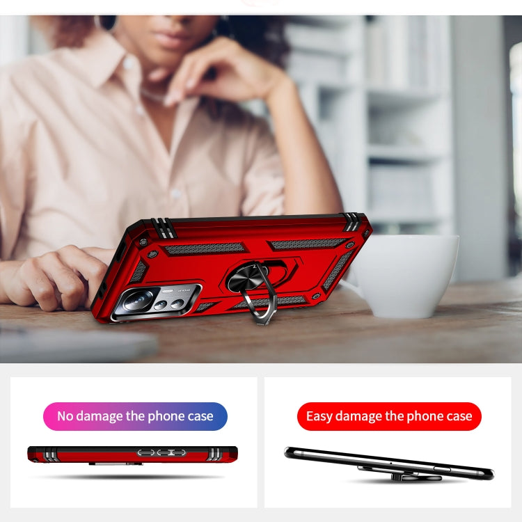 For Xiaomi 12T / 12T Pro Shockproof TPU + PC Phone Case with Holder