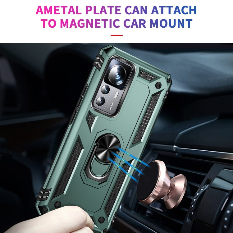 For Xiaomi 12T / 12T Pro Shockproof TPU + PC Phone Case with Holder