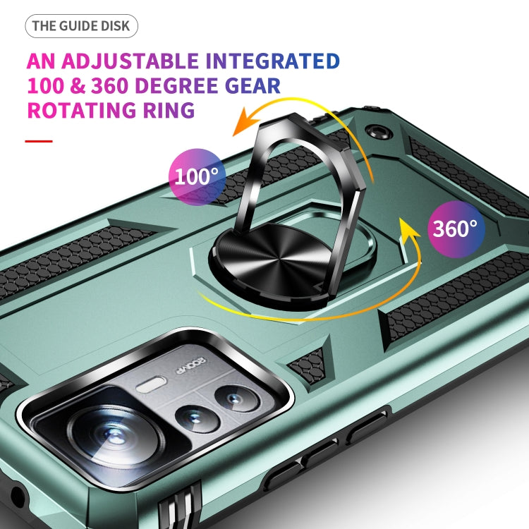 For Xiaomi 12T / 12T Pro Shockproof TPU + PC Phone Case with Holder