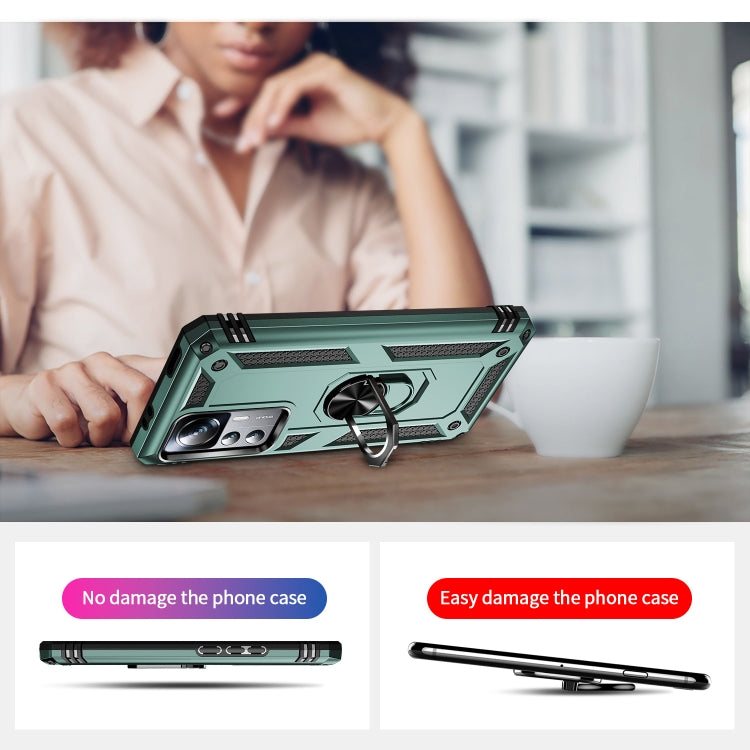 For Xiaomi 12T / 12T Pro Shockproof TPU + PC Phone Case with Holder