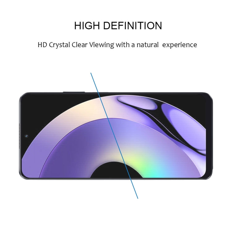For Realme 10 Pro Full Glue Full Cover Screen Protector Tempered Glass Film