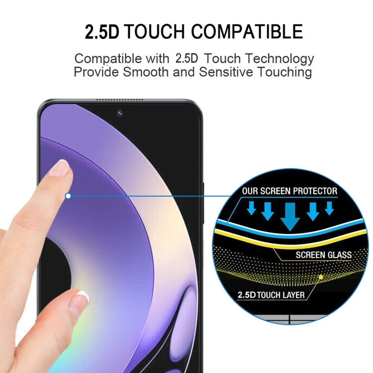 For Realme 10 Pro Full Glue Full Cover Screen Protector Tempered Glass Film