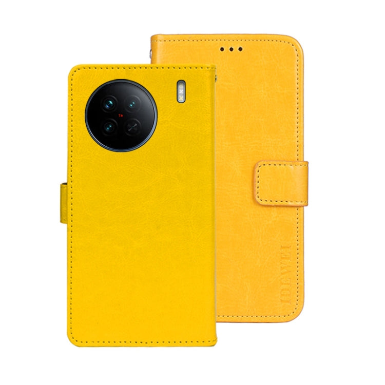 For vivo X90 idewei Crazy Horse Texture Leather Phone Case