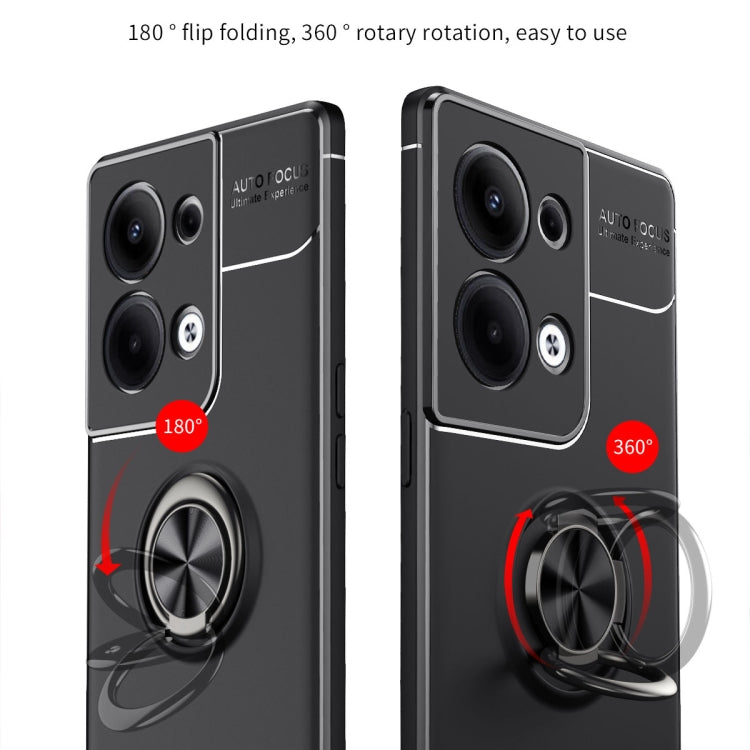 For OPPO Reno9 Pro+ Metal Ring Holder TPU Phone Case