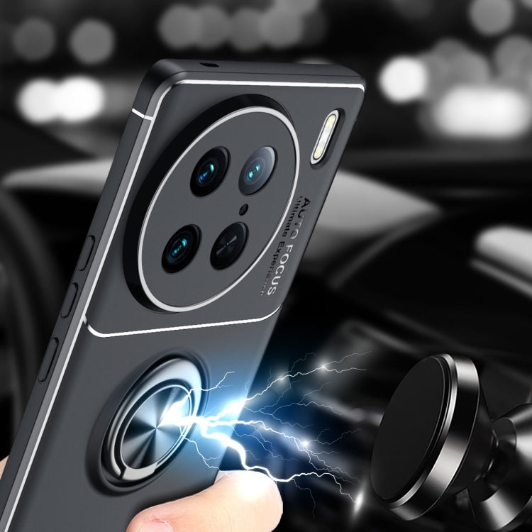 For vivo X90 Pro Metal Ring Holder TPU Phone Case