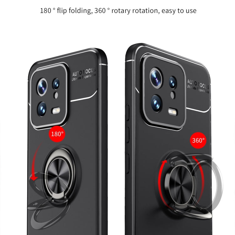 For Xiaomi 13 Metal Ring Holder TPU Phone Case