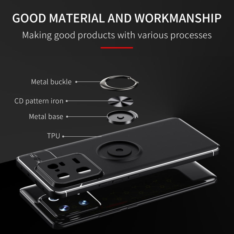 For Xiaomi 13 Pro Metal Ring Holder TPU Phone Case