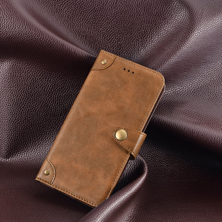 For OPPO A77s idewei Retro Texture Leather Phone Case
