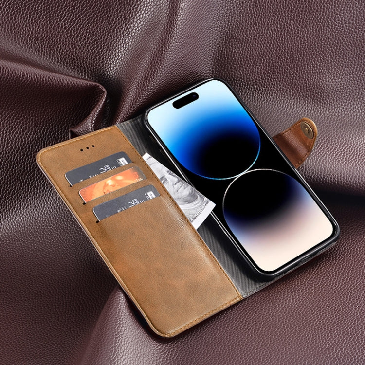For OPPO A77s idewei Retro Texture Leather Phone Case