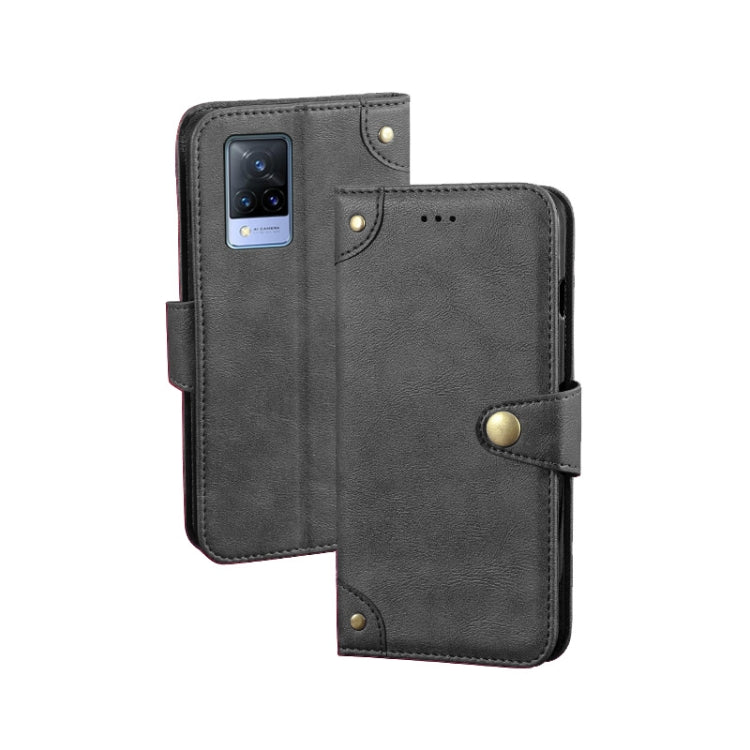 For vivo V21s idewei Retro Texture Leather Phone Case
