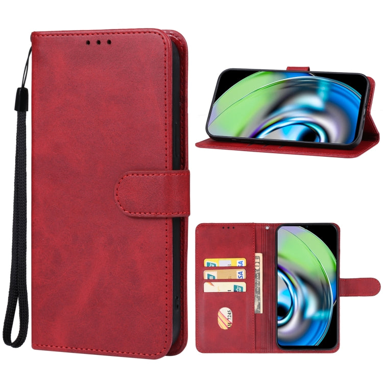 For Realme V23i Leather Phone Case