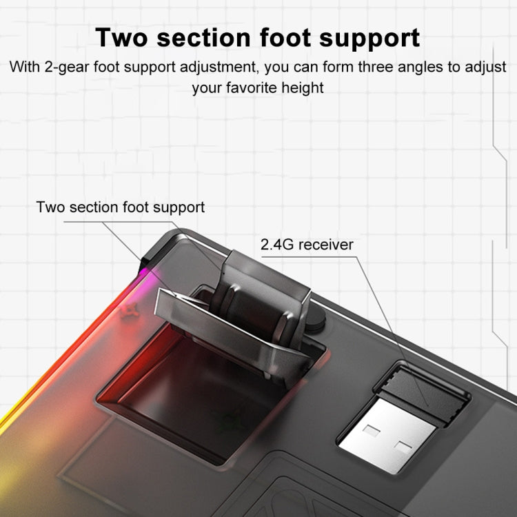 AULA F3261 Wireless Bluetooth Three-mode Mechanical Keyboard