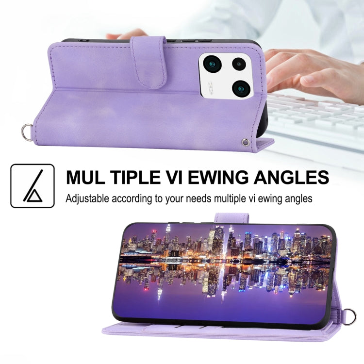 For Xiaomi 13 Skin-feel Flowers Embossed Wallet Leather Phone Case