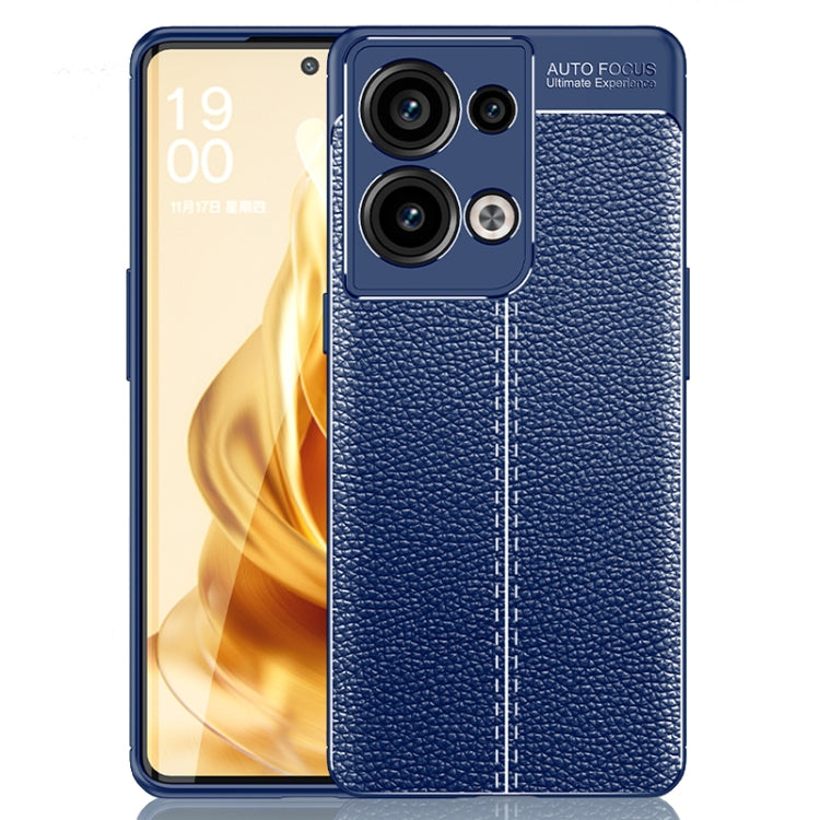 For OPPO Reno9 Pro+ Litchi Texture Shockproof TPU Phone Case