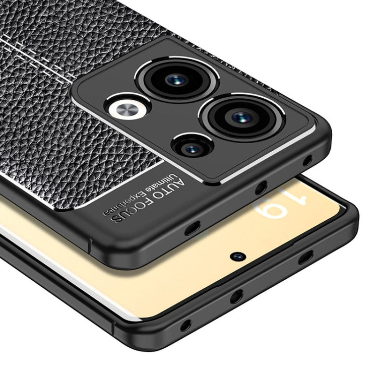 For OPPO Reno9 Pro+ Litchi Texture Shockproof TPU Phone Case