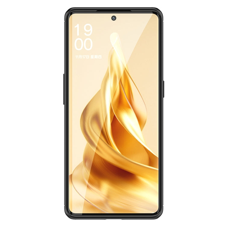 For OPPO Reno9 Pro+ Litchi Texture Shockproof TPU Phone Case