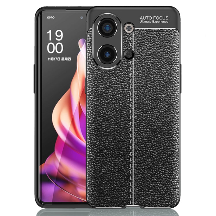 For OPPO Reno9 / Reno9 Pro 5G Litchi Texture Shockproof TPU Phone Case