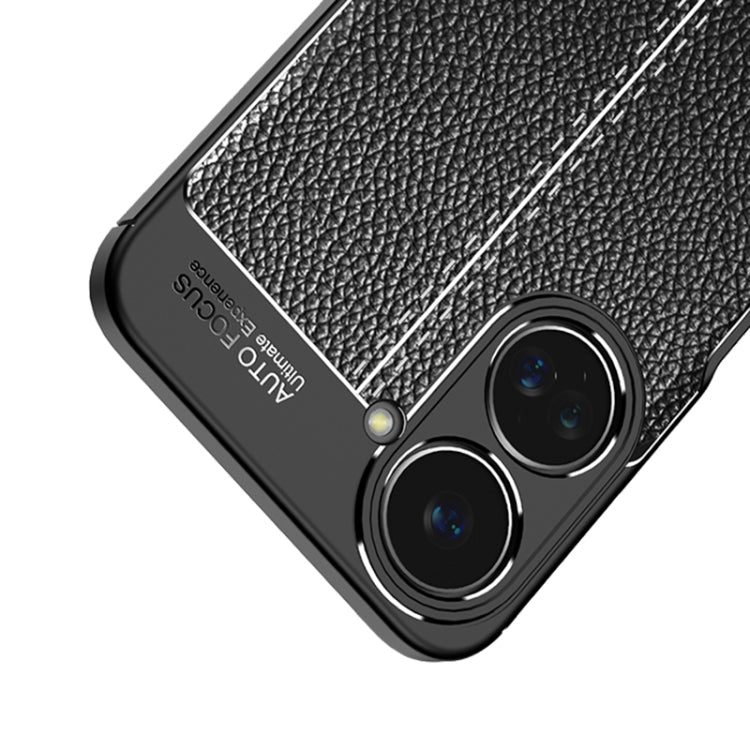 For Realme 10 4G Litchi Texture Shockproof TPU Phone Case