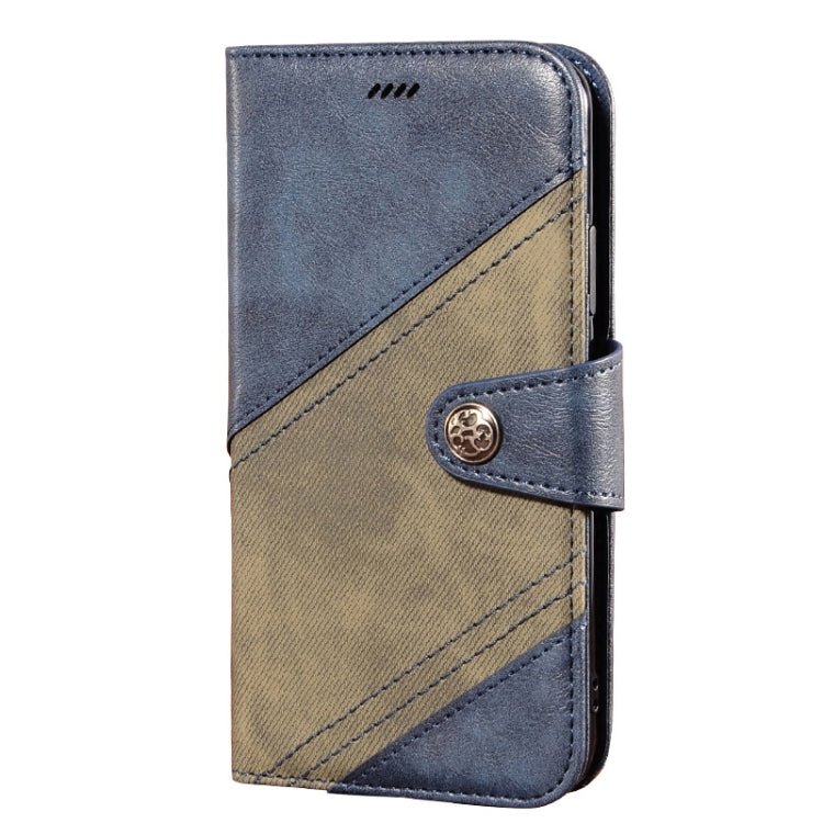 For Tecno Pova 4 idewei Color Contrast Retro Texture Leather Phone Case