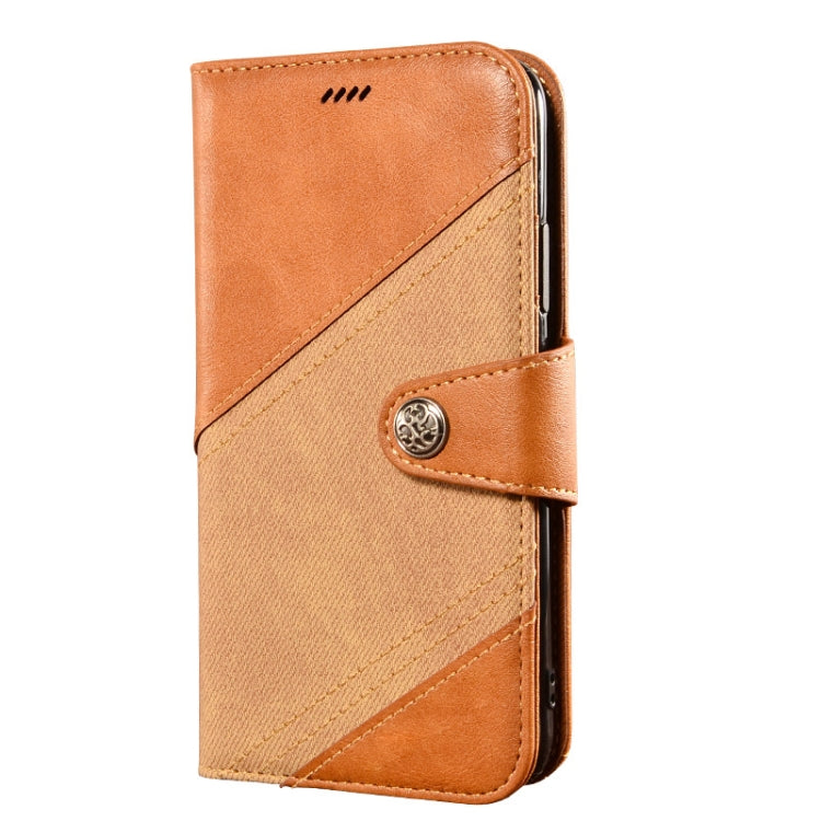 For Honor X40 GT idewei Color Contrast Retro Texture Leather Phone Case