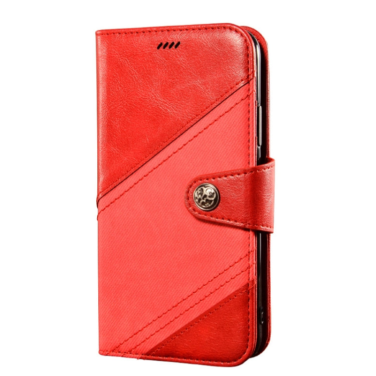 For Honor X40 GT idewei Color Contrast Retro Texture Leather Phone Case