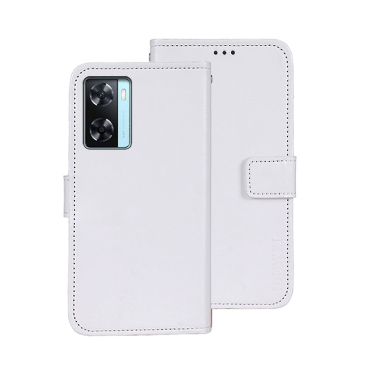 For OPPO A77s idewei Crazy Horse Texture Leather Phone Case