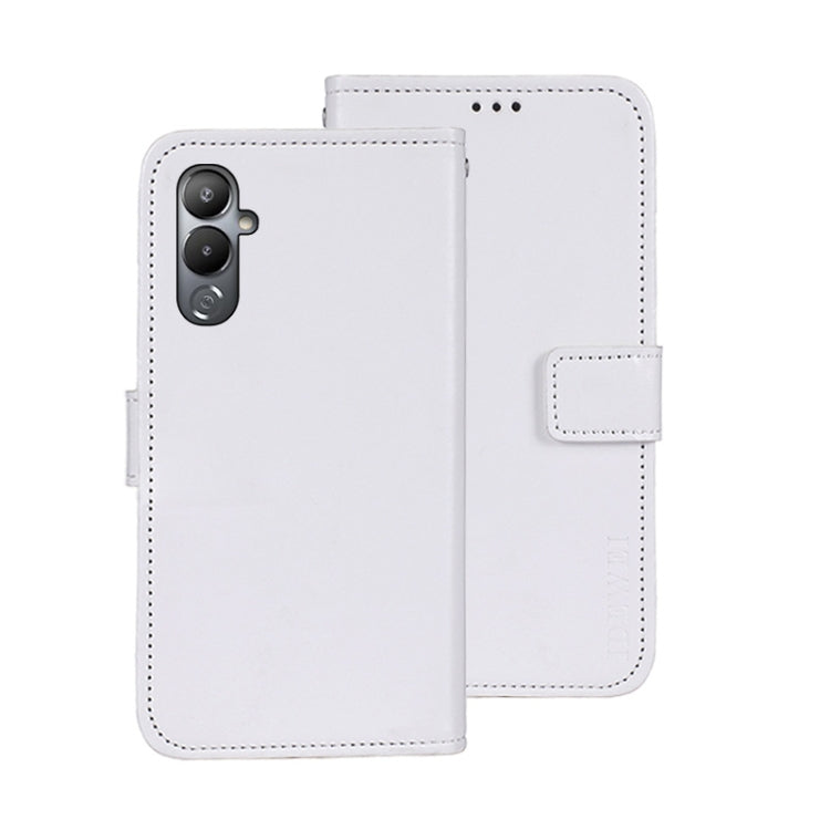 For Tecno Pova 4 idewei Crazy Horse Texture Leather Phone Case