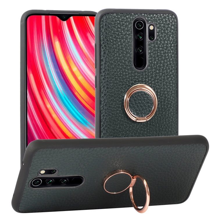 For Xiaomi Redmi Note 8 Pro Litchi Texture Magnetic Shockproof Protective Phone Case