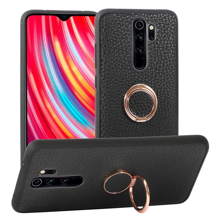 For Xiaomi Redmi Note 8 Pro Litchi Texture Magnetic Shockproof Protective Phone Case
