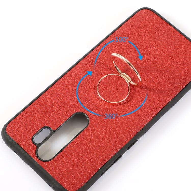 For Xiaomi Redmi Note 8 Pro Litchi Texture Magnetic Shockproof Protective Phone Case