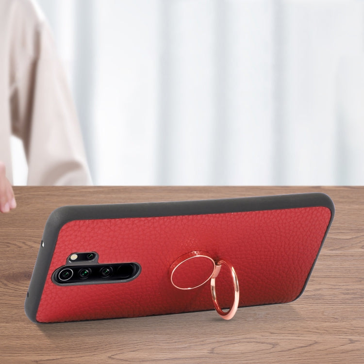 For Xiaomi Redmi Note 8 Pro Litchi Texture Magnetic Shockproof Protective Phone Case