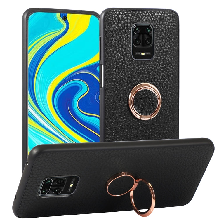 For Xiaomi Redmi Note 9 Pro Litchi Texture Magnetic Shockproof Protective Phone Case