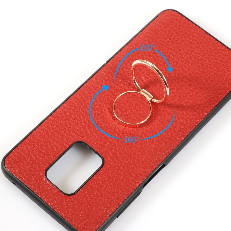 For Xiaomi Redmi Note 9 Pro Litchi Texture Magnetic Shockproof Protective Phone Case