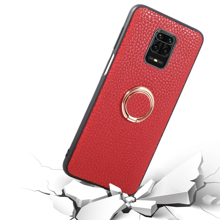 For Xiaomi Redmi Note 9 Pro Litchi Texture Magnetic Shockproof Protective Phone Case