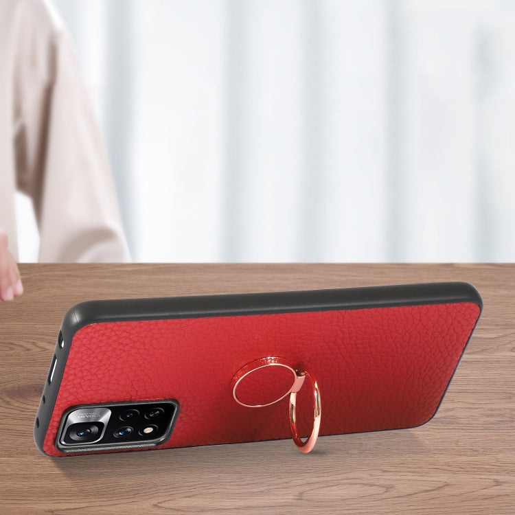 For Xiaomi Redmi Note 11 Pro Global Litchi Texture Magnetic Shockproof Protective Phone Case