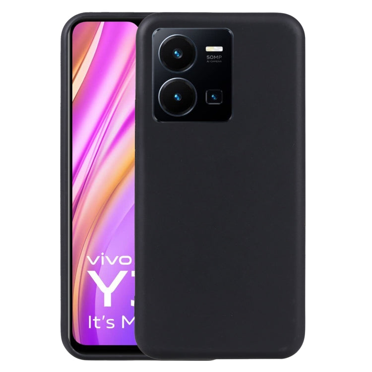 For vivo Y35 5G TPU Phone Case(Black)