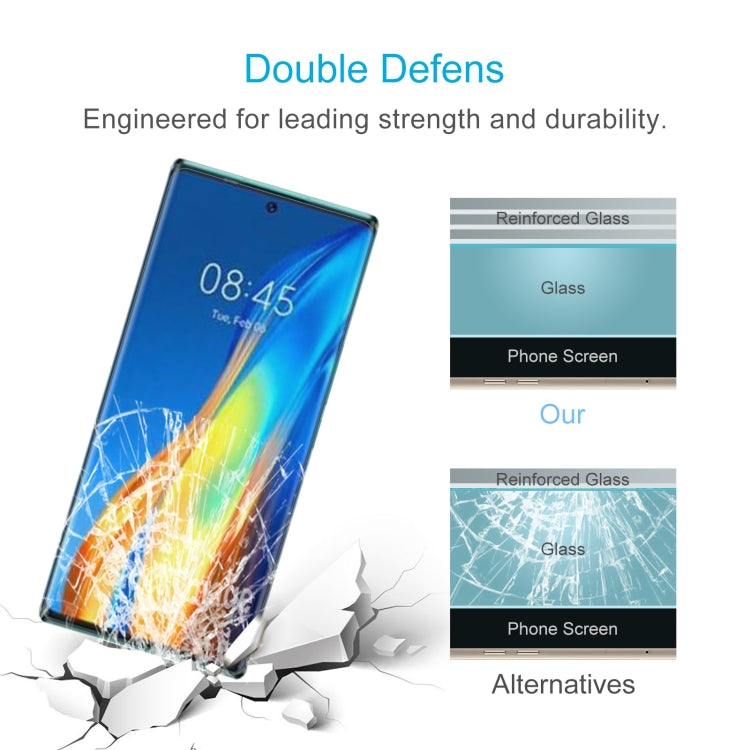 For Tecno Phantom X2 50pcs 0.26mm 9H 2.5D Tempered Glass Film