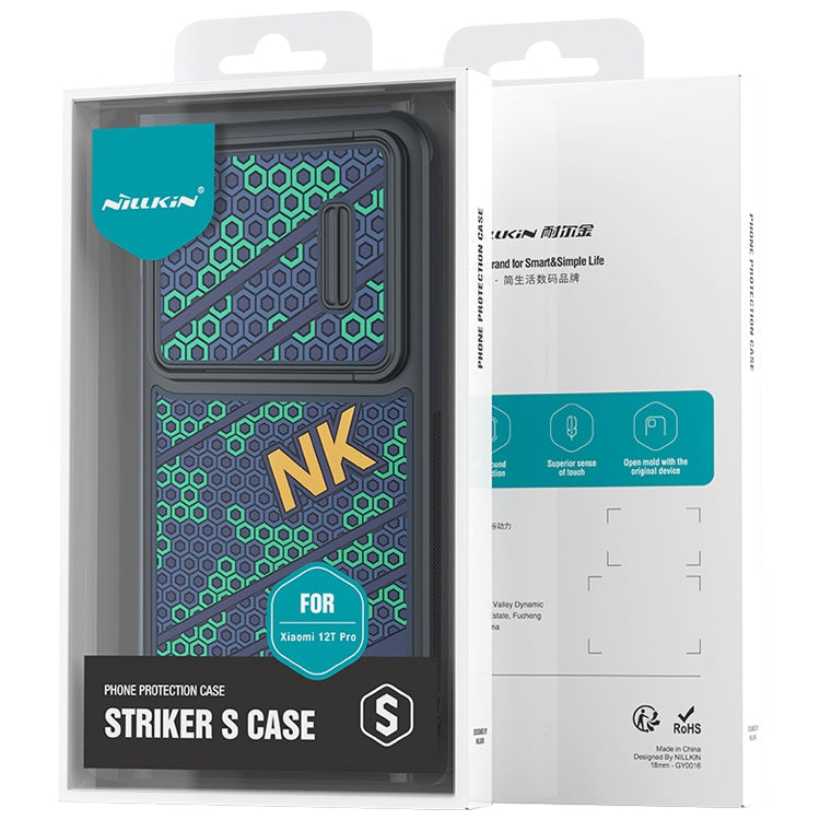 For Xiaomi 12T Pro NILLKIN 3D Lens Sliding Camera Phone Case