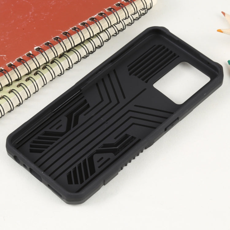 For Realme 9 Armor Warrior Shockproof PC + TPU Phone Case